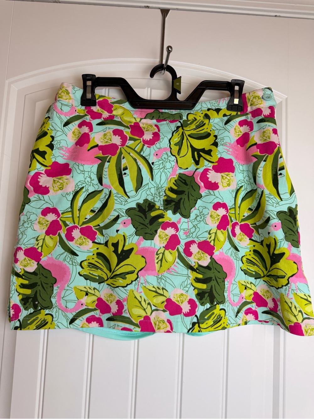 Allyson Whitmore Golf Tropical Flamingo Floral Skort Size 12